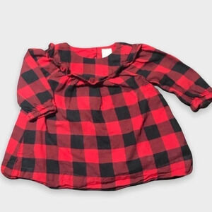 Baby Gap Red Plaid Dress